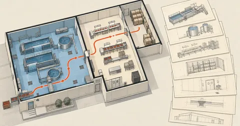 Food Factory Drawings: Sheets, Scales, and Paper Sizes
