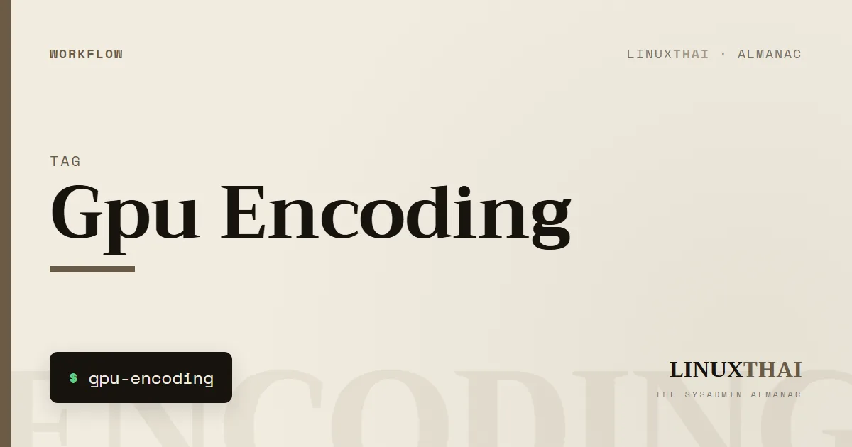 Gpu Encoding