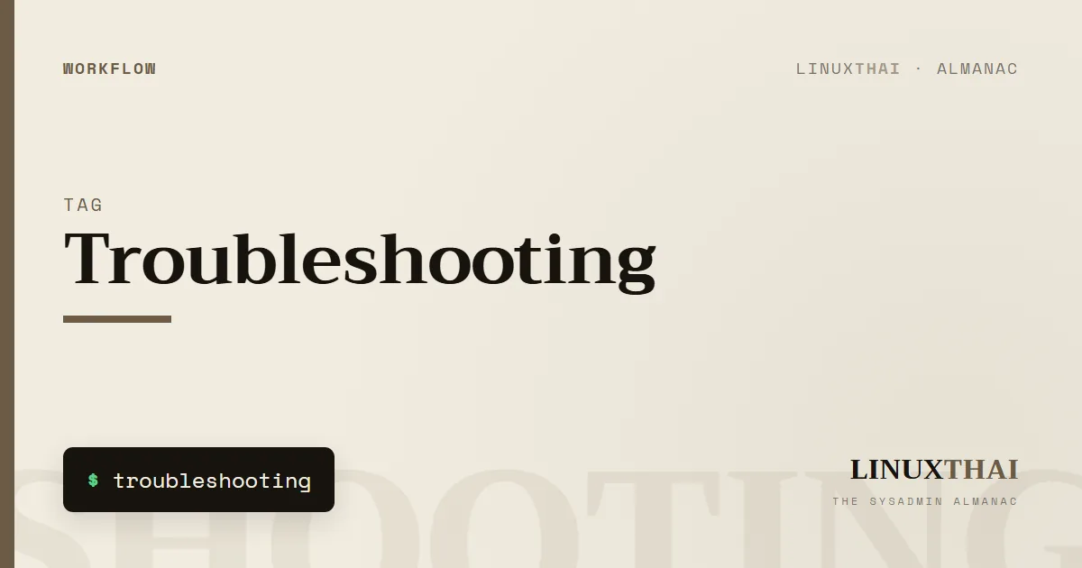 Troubleshooting